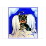 Ángel de Yorkie Poo Tarjeta Postal