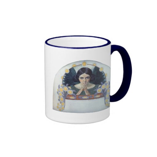 Ángel del ~ de la esperanza cerca: Carlos Schwabe Taza