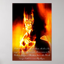 Ángel del hoyo insondable (poster)
