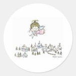 Ángel del navidad CH-010 Etiqueta