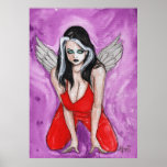 Ángel en rojo posters