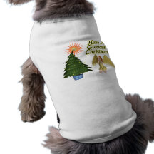 Ángel glorioso del navidad ropa de mascota