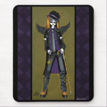 Ángel Mousepad de Steampunk del inconformista de C alfombrillas de raton 