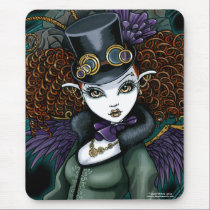 Ángel Mousepad del vampiro de Steampunk del Victor alfombrillas de raton 