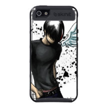 ángel oscuro del emo iPhone 5 cobertura