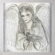 Ángel pacífico impresiones