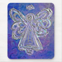 Ángel púrpura Mousepad Tapete De Ratones