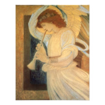 Ángel que juega la chirimia Burne Jones, música de Anuncio