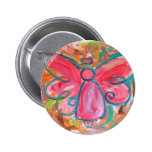 ángel rosado para las hojas de la caída pins