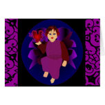 "Ángel tarjeta de los corazones" - Customizble