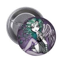 Ángel tatuado lindo de Malory Pins