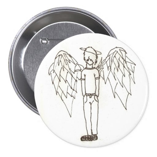 Ángel tímido de Emo Pin