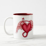 Ángel travieso tazas de café
