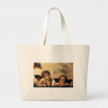 Ángeles de Sistine Madonna por Raphael Sanzio Bolsas De Mano