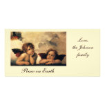Ángeles de Sistine Madonna por Raphael Sanzio Plantilla Para Tarjeta De Foto
