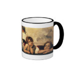 Ángeles de Sistine Madonna por Raphael Sanzio Tazas