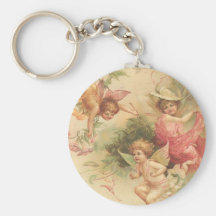 ángeles del vintage llaveros personalizados