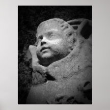 Ángulo ascendente de la querube poster