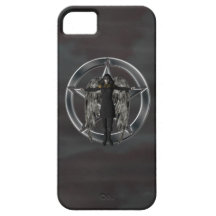 Ángulo oscuro iPhone 5 protectores