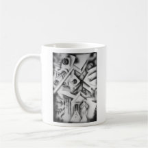Ángulos y esferas tazas de café