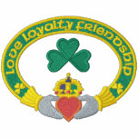 Anillo de Claddagh del irlandés Sudadera Encapuchada