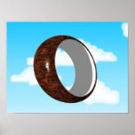 Anillo en nubes posters