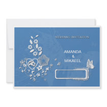 Anillos azules invitaciones