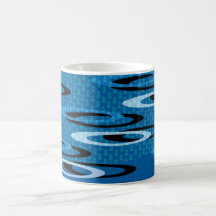 Anillos azules taza