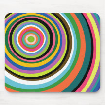 Anillos coloridos Mousepad