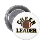 Animadora del fútbol pin