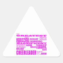 Animadoras de los chicas: Animadora más grande ros Colcomanias De Trianguladas