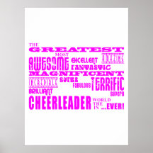 Animadoras de los chicas: Animadora más grande ros Posters