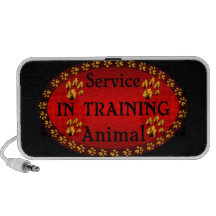 Animal ardiente del servicio de las patas en Doodl iPhone Altavoces
