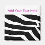 Animal del estampado de zebra iman