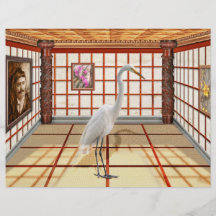 Animal - el Egret Flyer Personalizado