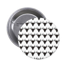 Animal enojado del peligro principal de Bull Pins