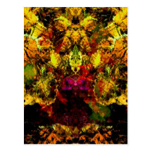 Animales abstractos de Valxart Tarjetas Postales