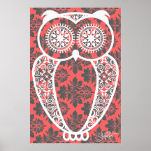Animales de moda del amor de muy buen gusto del da poster