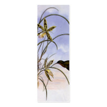 Animales del Victorian del vintage, orquídea del p Tarjetas De Negocios