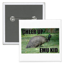 Anime para arriba el botón del niño del Emu Pins