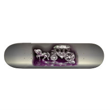 Aniversario de bodas de plata con un coche de plat patines personalizados