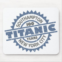 Aniversario de hundimiento titánico de 100 años tapetes de ratones