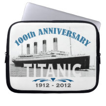 Aniversario de hundimiento titánico de 100 años funda portátil