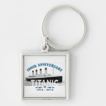 Aniversario de hundimiento titánico de 100 años llaveros