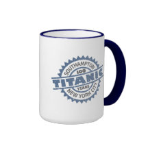 Aniversario de hundimiento titánico de 100 años taza