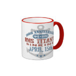 Aniversario de hundimiento titánico de 100 años tazas