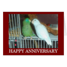 Aniversario de Parrotlet Tarjeton