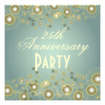 Aniversario de plata, 25tas invitaciones del anive invitación personalizada