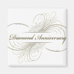 Aniversario del diamante imanes  