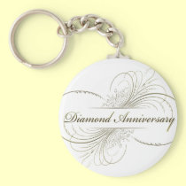 Aniversario del diamante llaveros